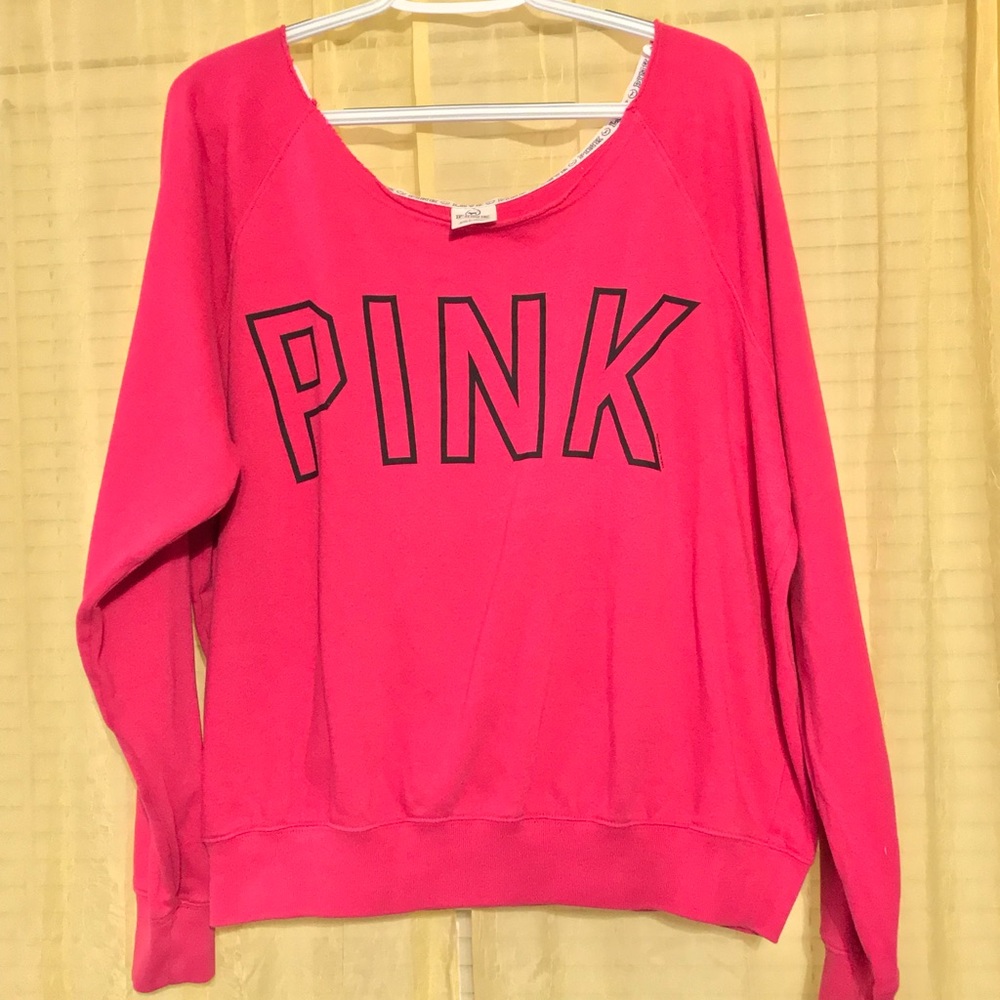 Women’s PINK sweatshirt. Size Large